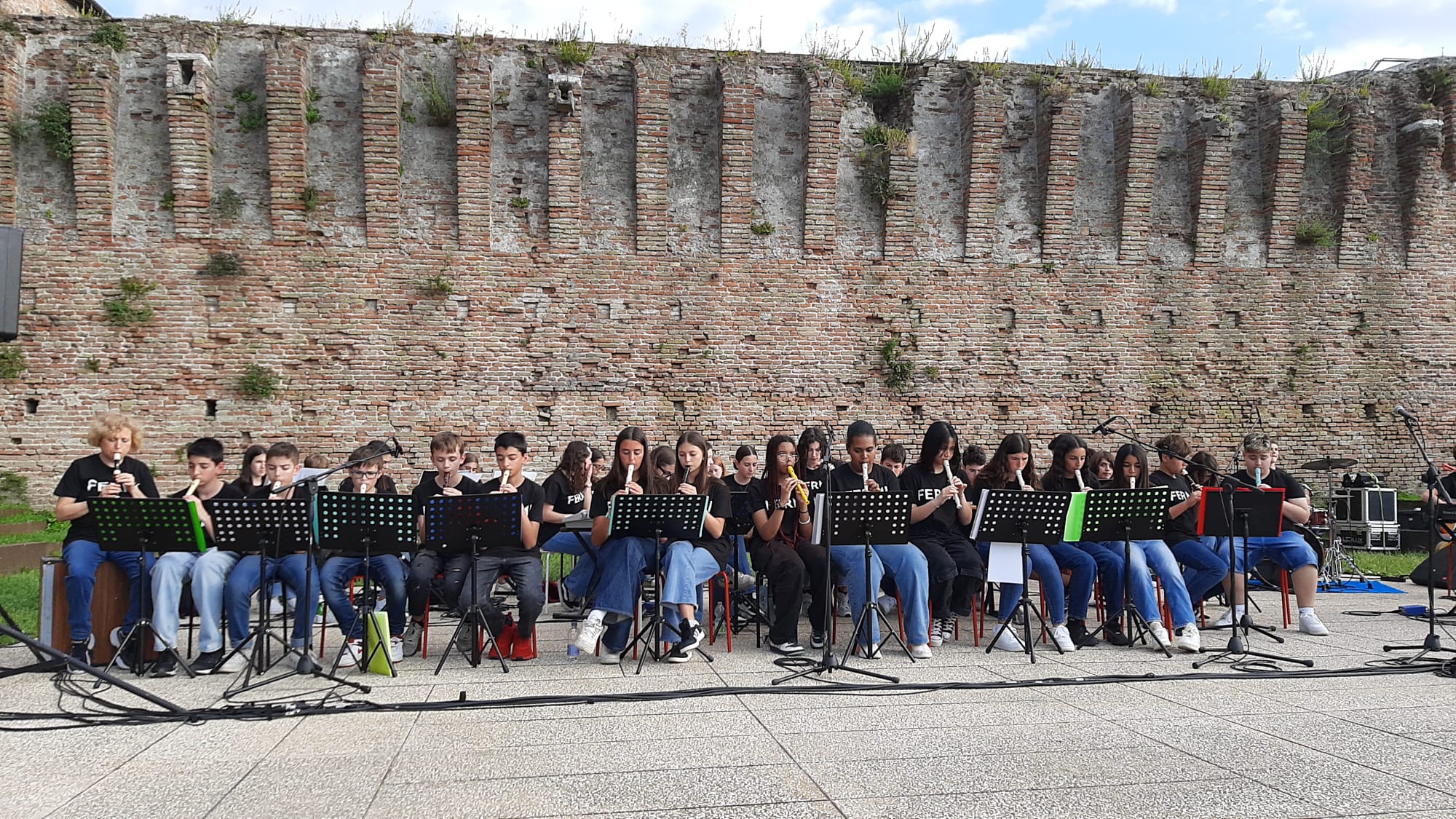 La scuola media Fermi alla settimana della musica